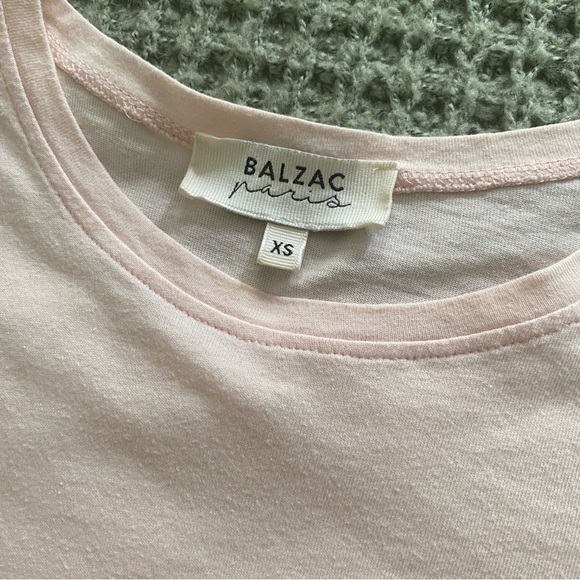 T-shirt Balzac Paris « Vivre sa Vie » XS Light Pink - Picture 5 of 5